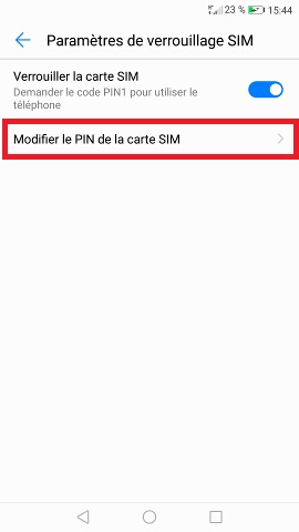 Changer votre code PIN de son Huawei P9 / Plus / Lite.